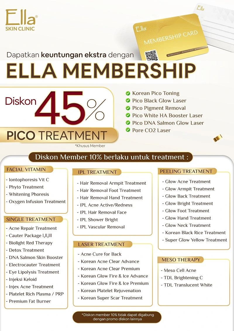 Diskon Treatment 45% Khusus Member